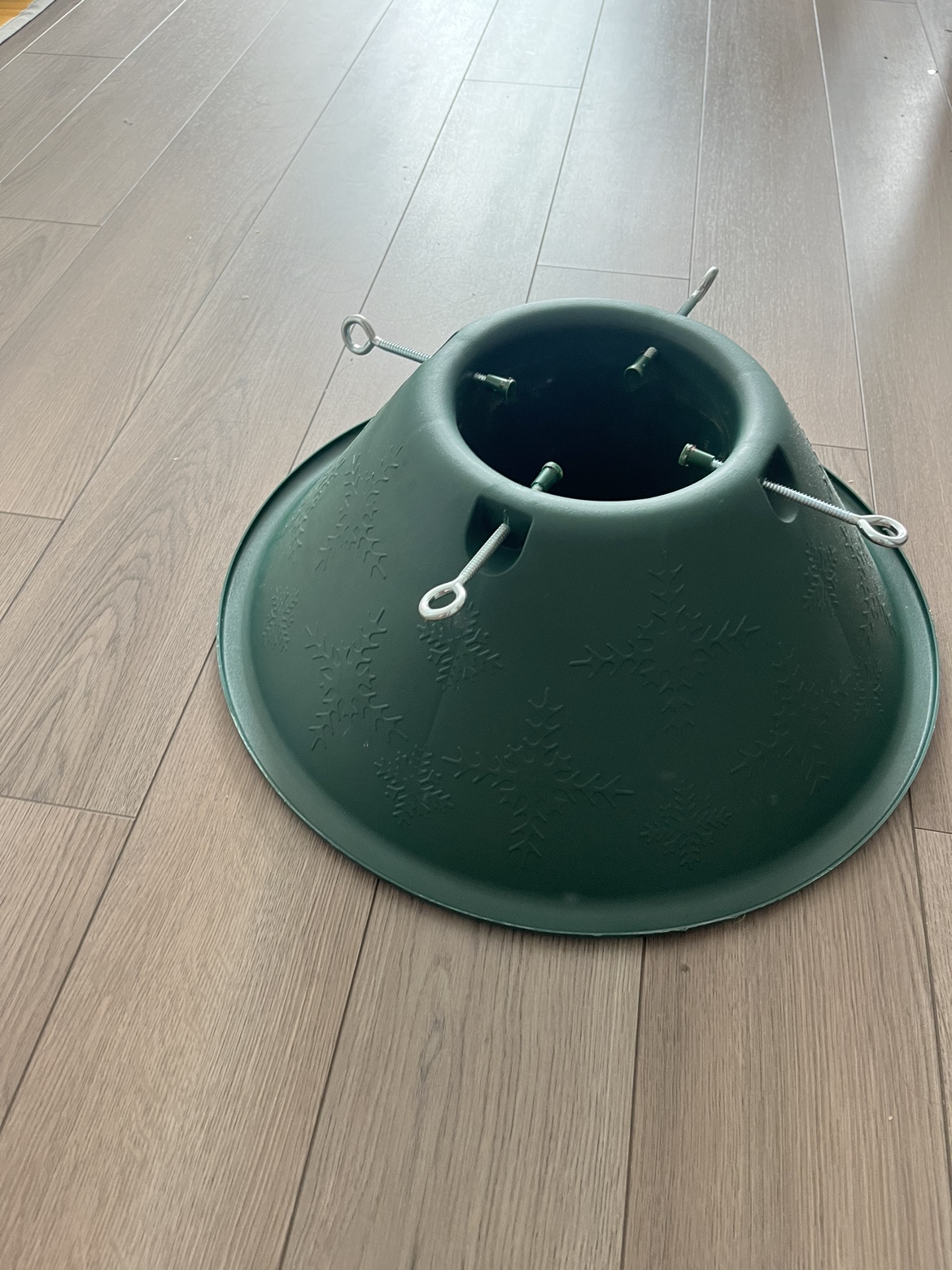 Christmas tree stand + decorations - photo 2