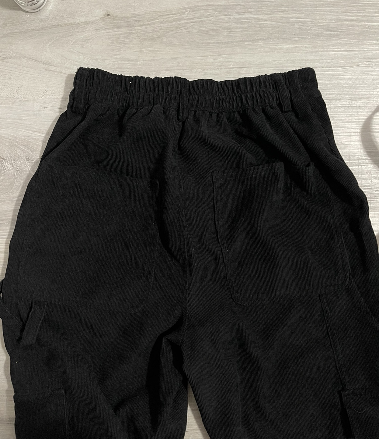 Black Cargo Jogger Pants image indicator(3)