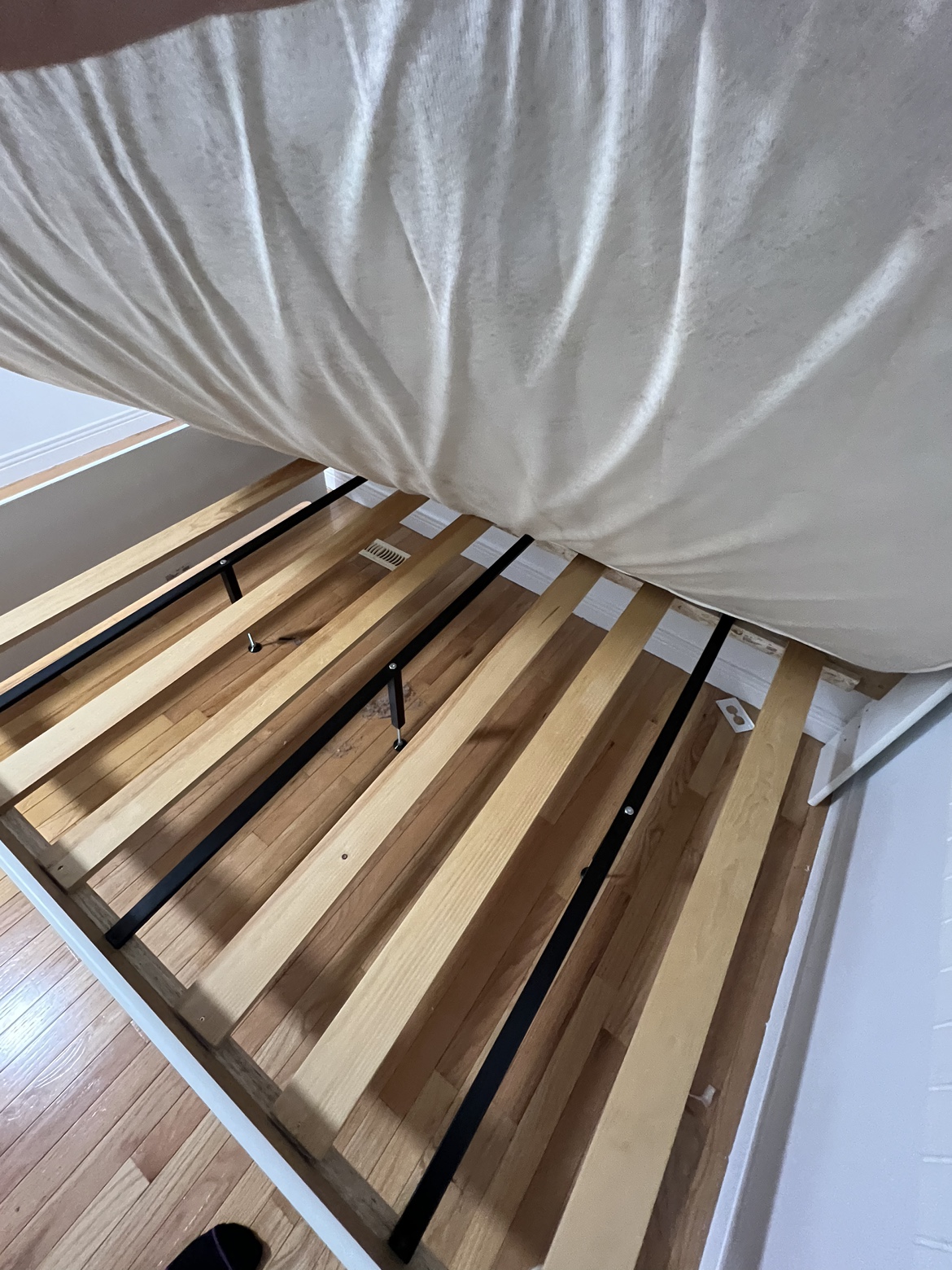 White Double Bed Frame - photo 3