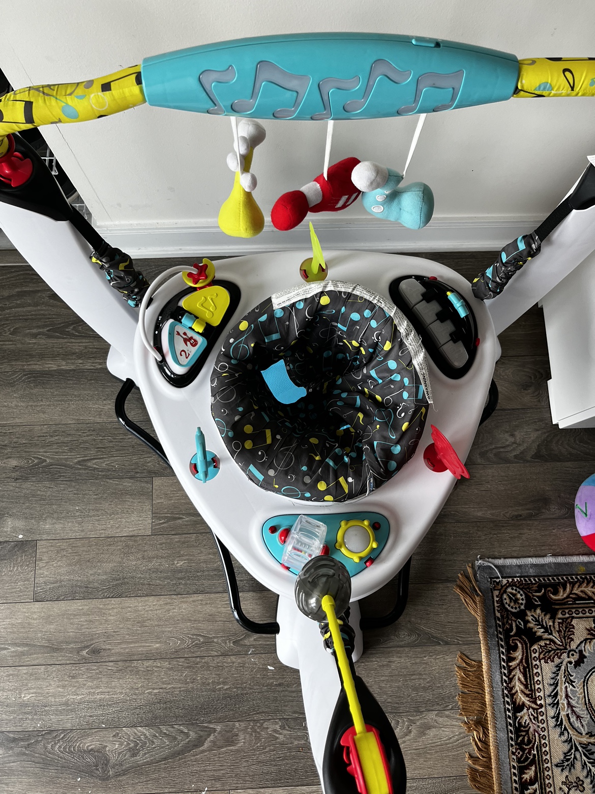 Evenflo ExerSaucerJump and Learn Stationary Jumper Jam Session