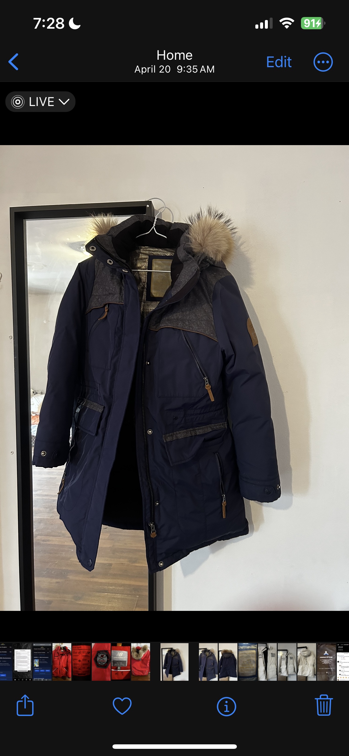 Prospecs blue Winter Coat