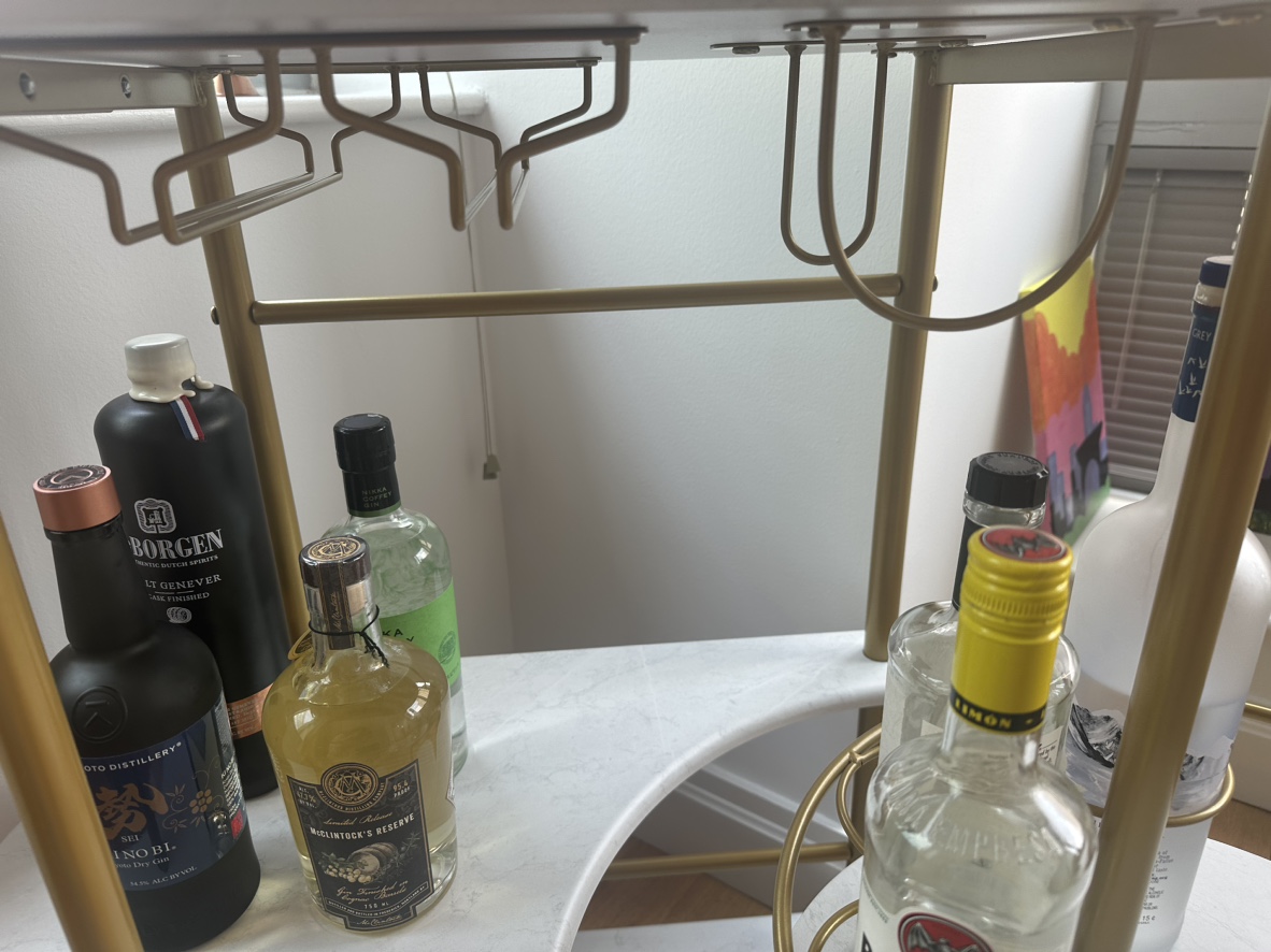 Movable Bar Cart (bottles not for sale) - photo 4