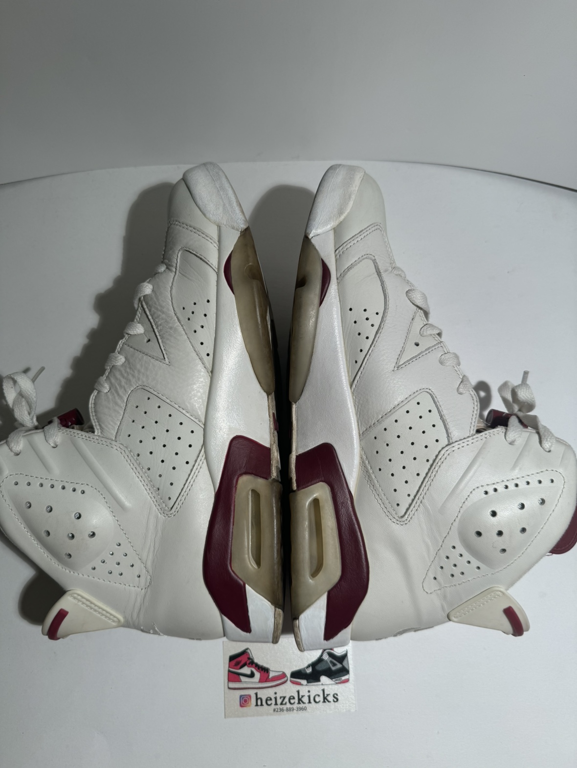 Air Jordan 6 Retro "Maroon" size 11 image indicator(6)