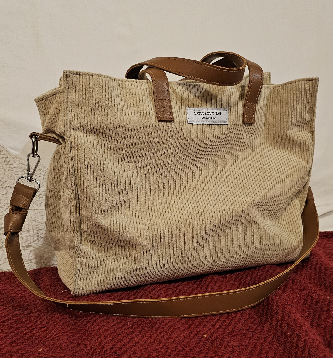 #freecycle Corduroy Tote Bag thumbnail