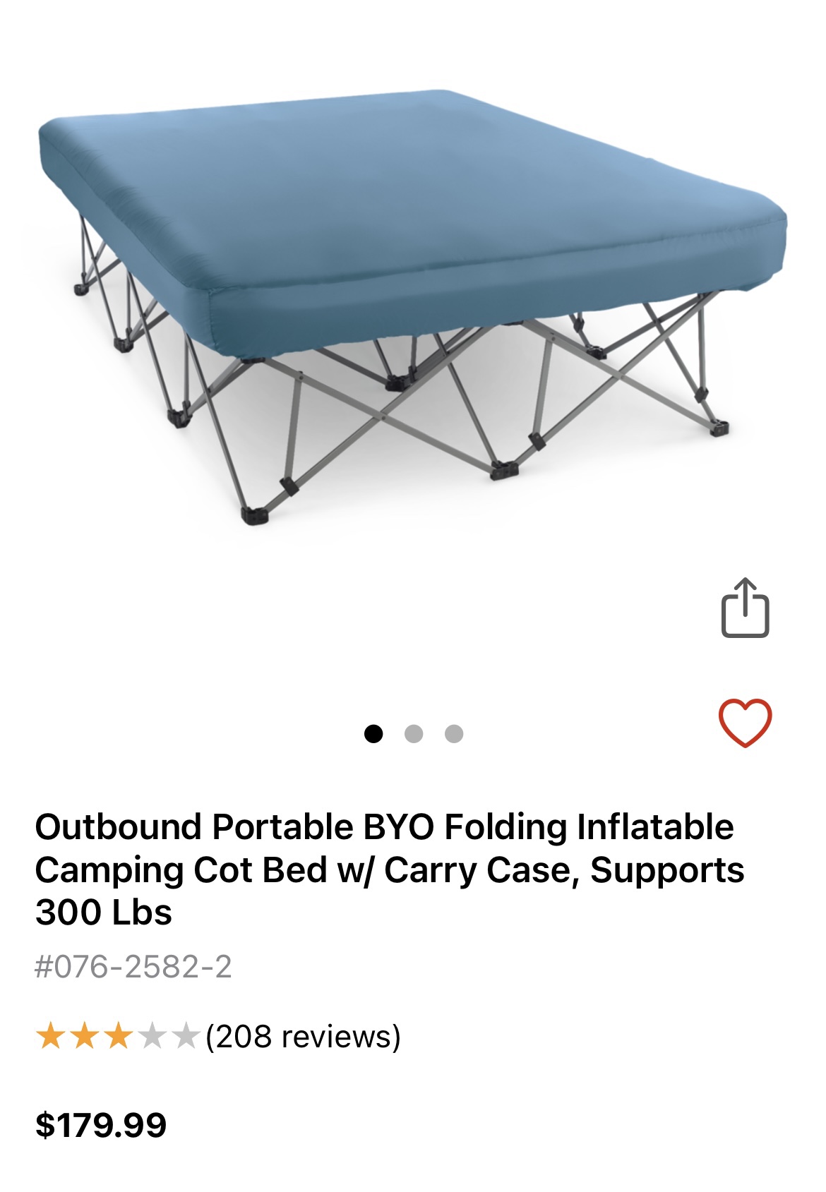 Outbound BYOB Foldable Queen Bed thumbnail