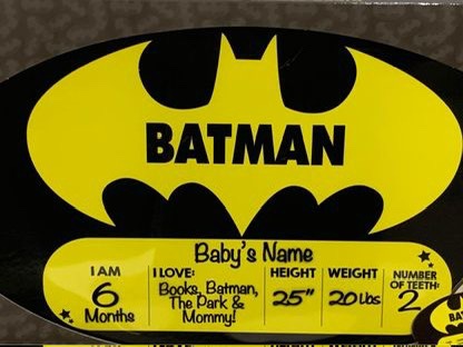 DC Comics Baby Boys Batman Dry Erase Board, Black. image indicator(5)