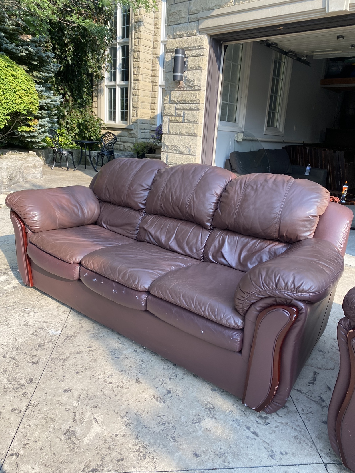 Leather Sofa Set - photo 3