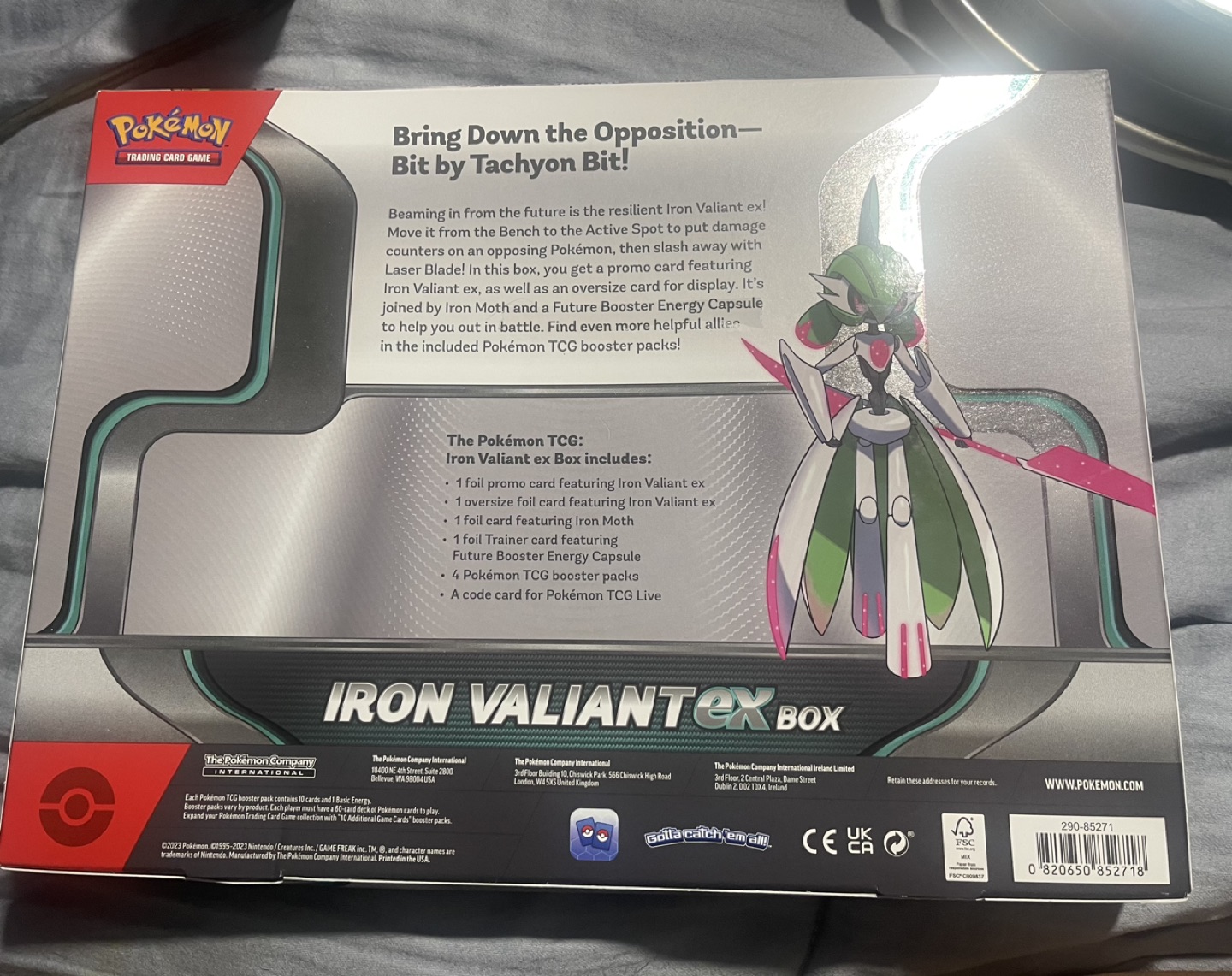 POKÉMON, Iron ValiantEX Box trading card game image indicator(2)