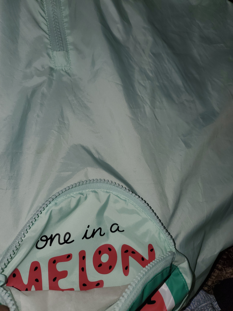 Watermelon Hooded Poncho Raincoats for Kids - photo 3