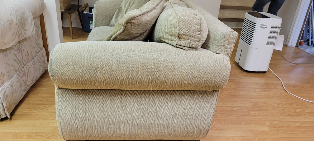 Beige Loveseat - photo 2