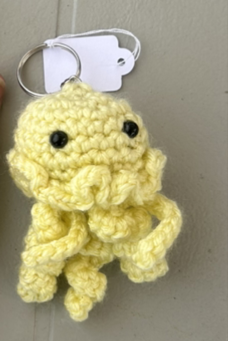 Handmade Crocheted Octopus Keychain - photo 3