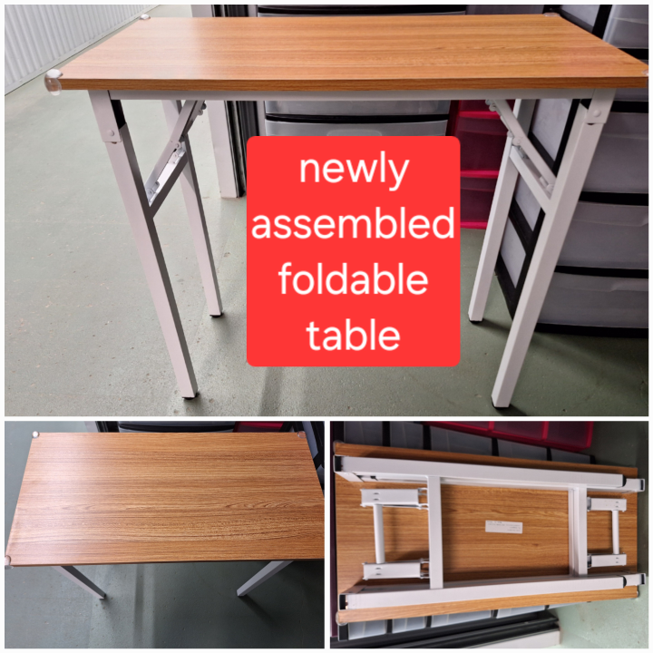 Foldable Table/Desk  - NEW - just assembled