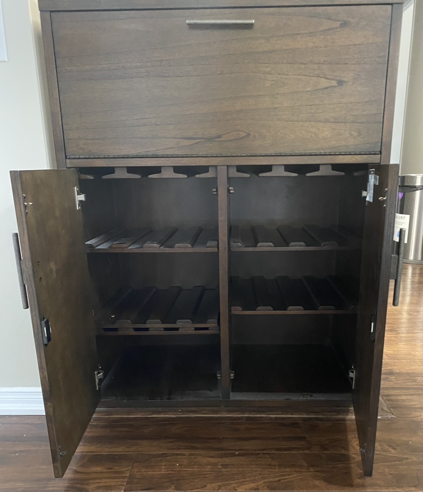 Howard Miller Solid Wood Wine Cabinet - photo 3
