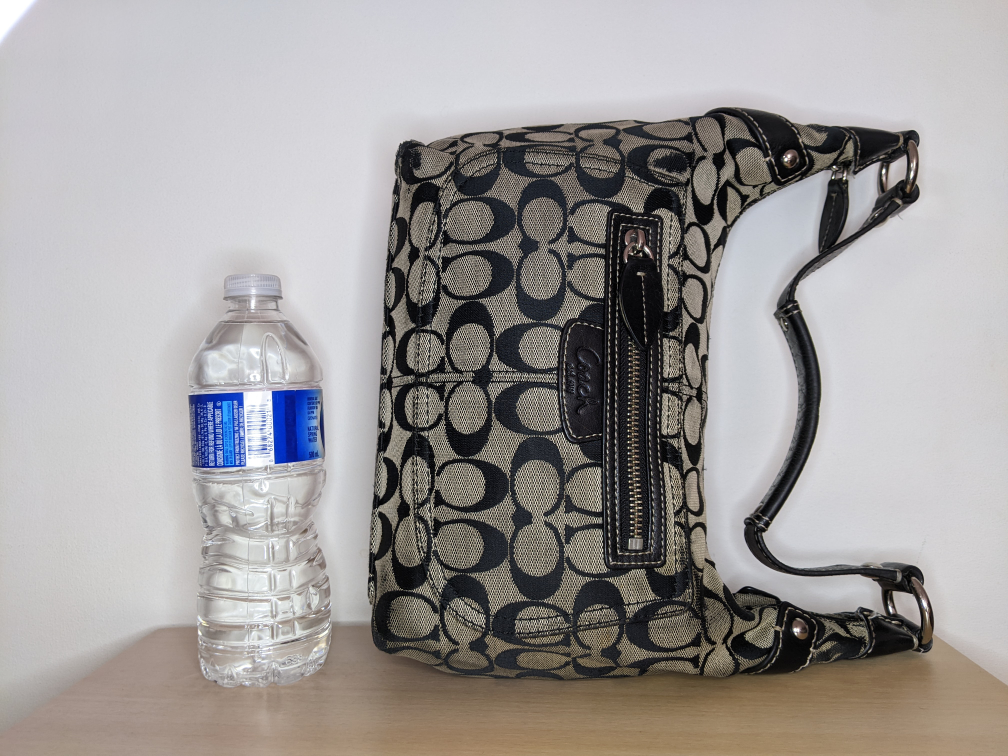 Coach Soho Jacquard Hobo Shoulder Bag Black Grey Vintage Y2K image indicator(2)