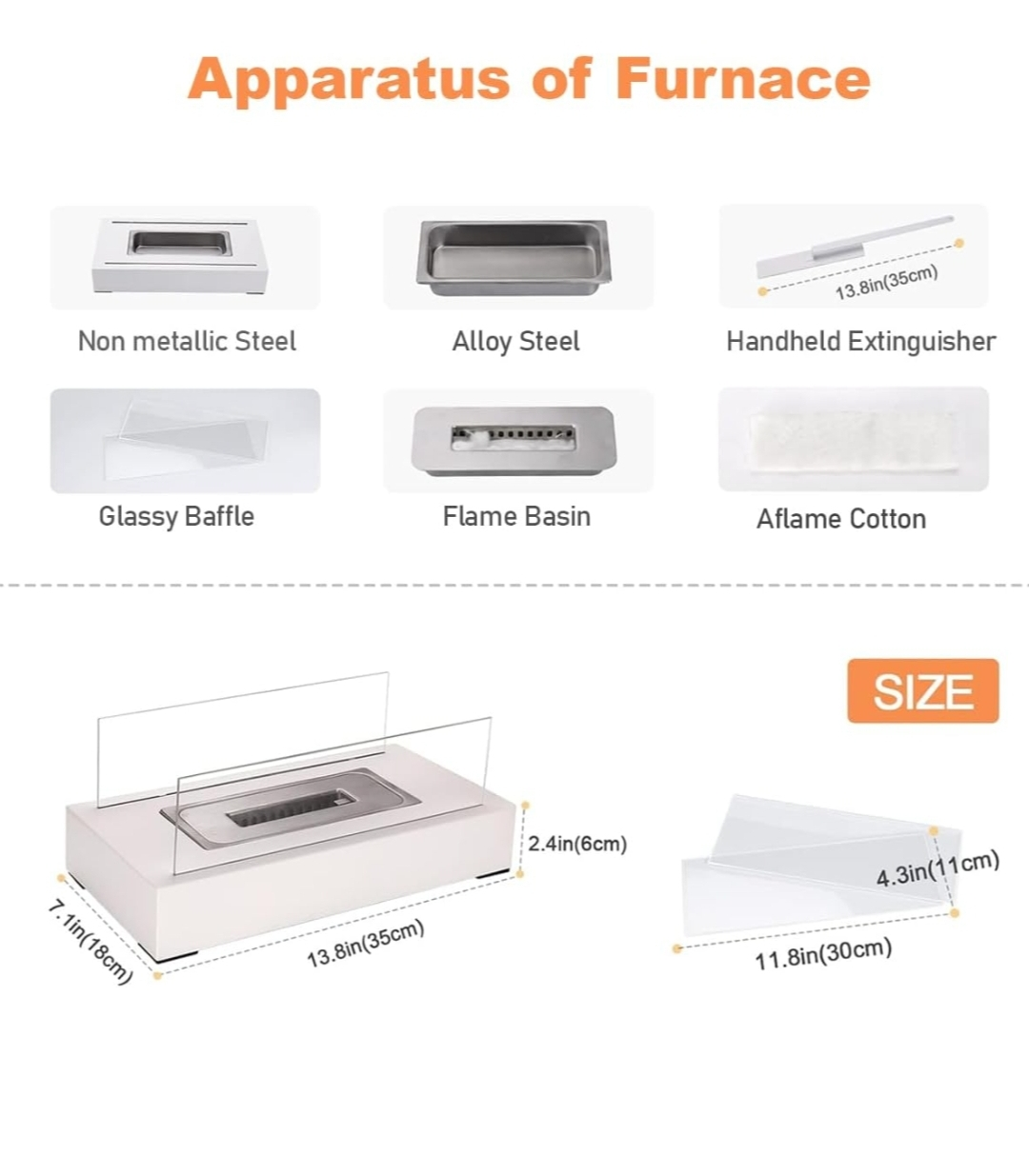Fancy Shop Tabletop Fire Pit, Table Top Fireplace image indicator(4)