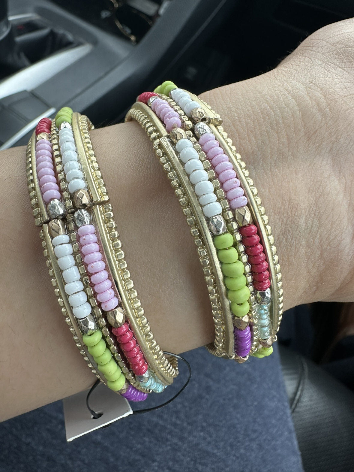 Set of 2 Beaded Bracelets image indicator(3)