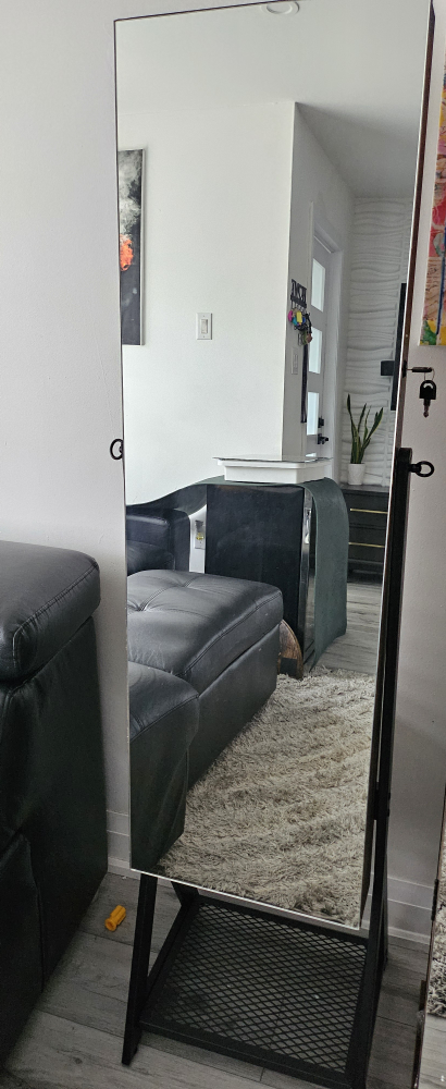 Full Length Mirror with Shelf thumbnail
