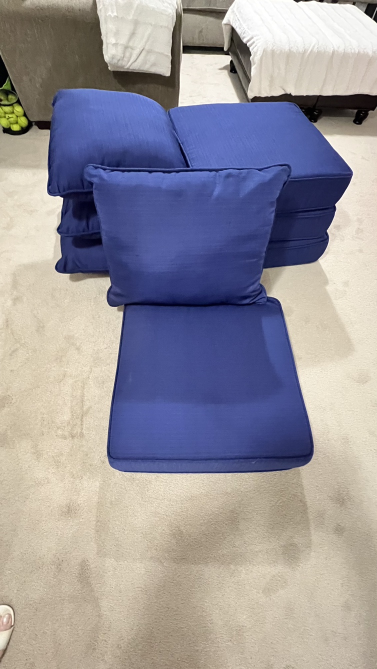 Outdoor deep seat cushions (4 pcs) thumbnail