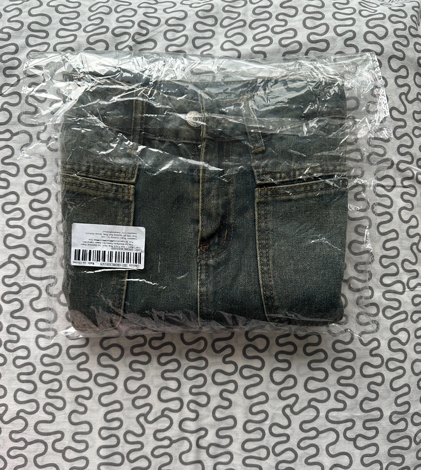 New denim long skirt - photo 5