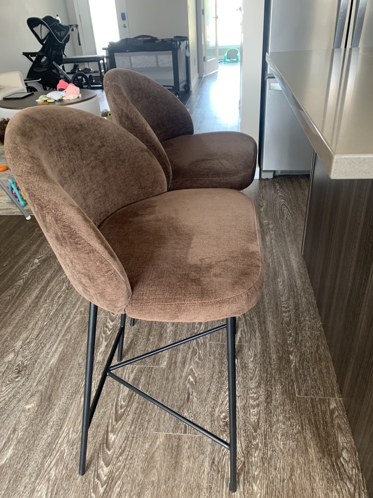 Pair of Brown Bar Stools