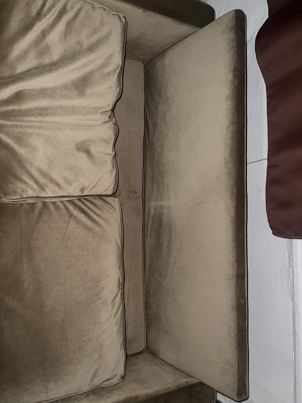 Velvet love seat from Wayfair - photo 5