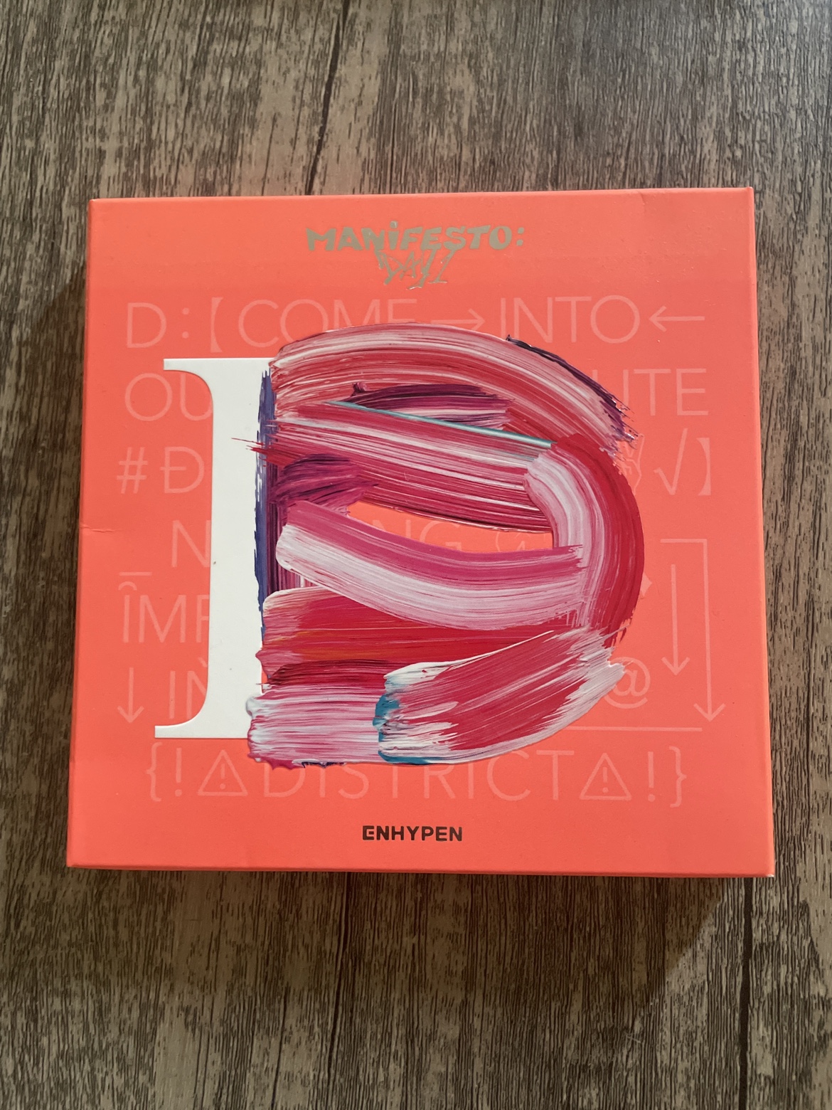 Enhypen manifesto day 1 cd album thumbnail