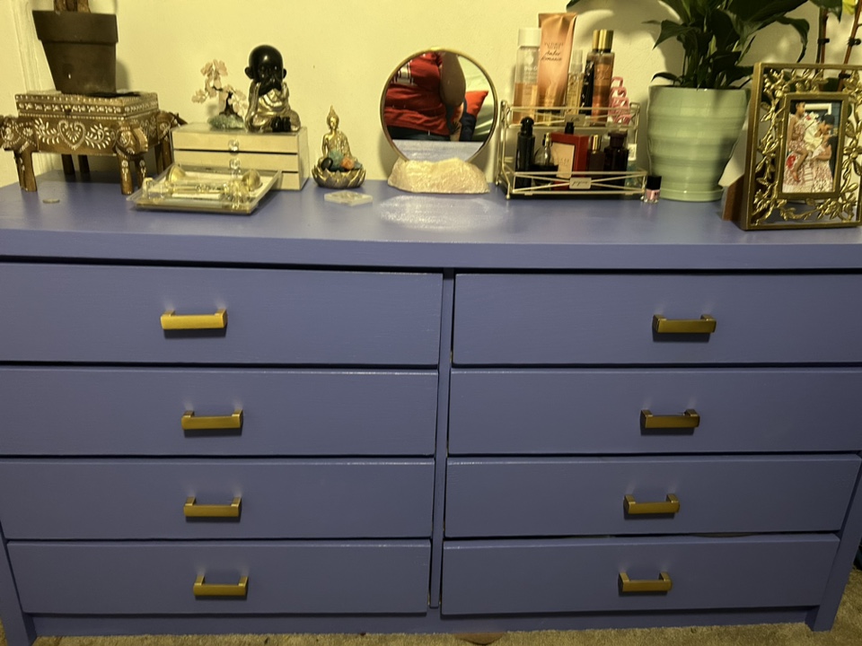 Periwinkle color Dresser