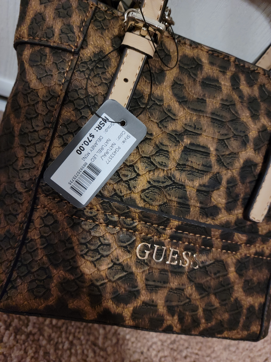 mini Guess Leopard Print Handbag - photo 2