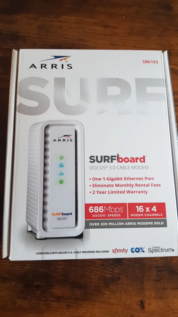 Comcast xfinity compatible Arris cable modem(no router)
