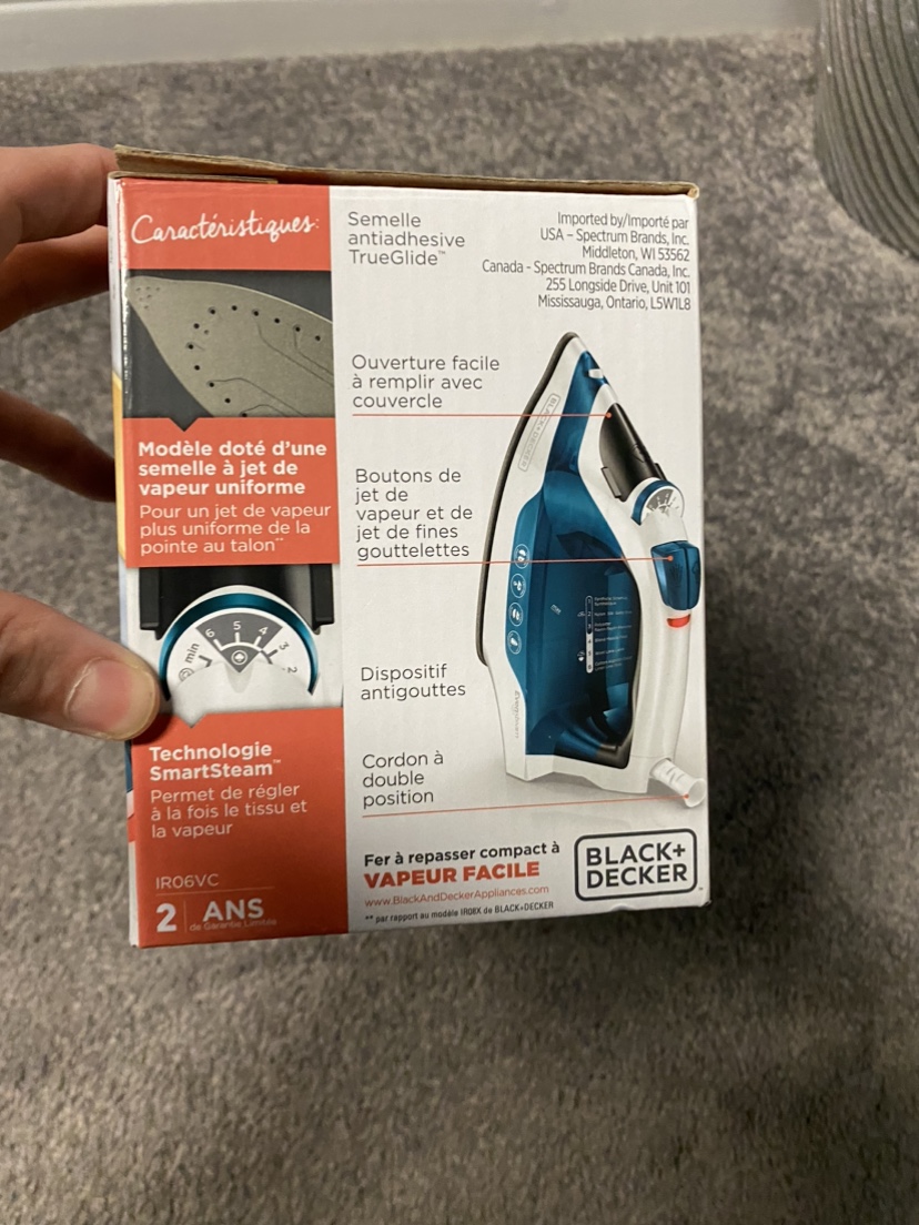 Brand new black decker iron - photo 4