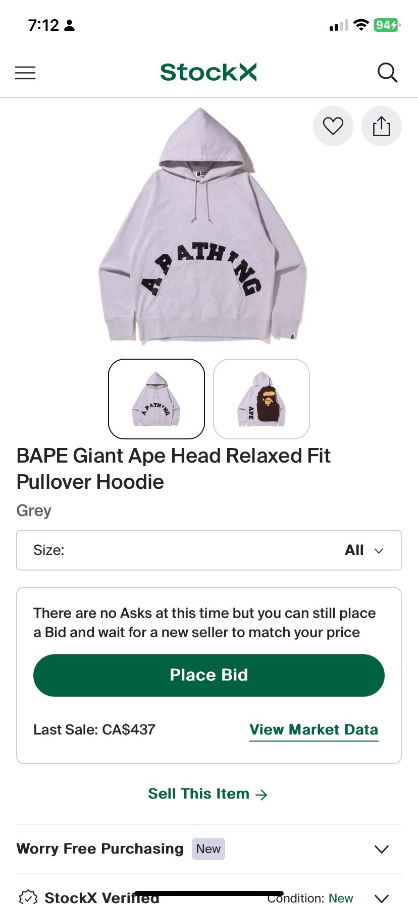 Bape pullover hoodie - photo 5