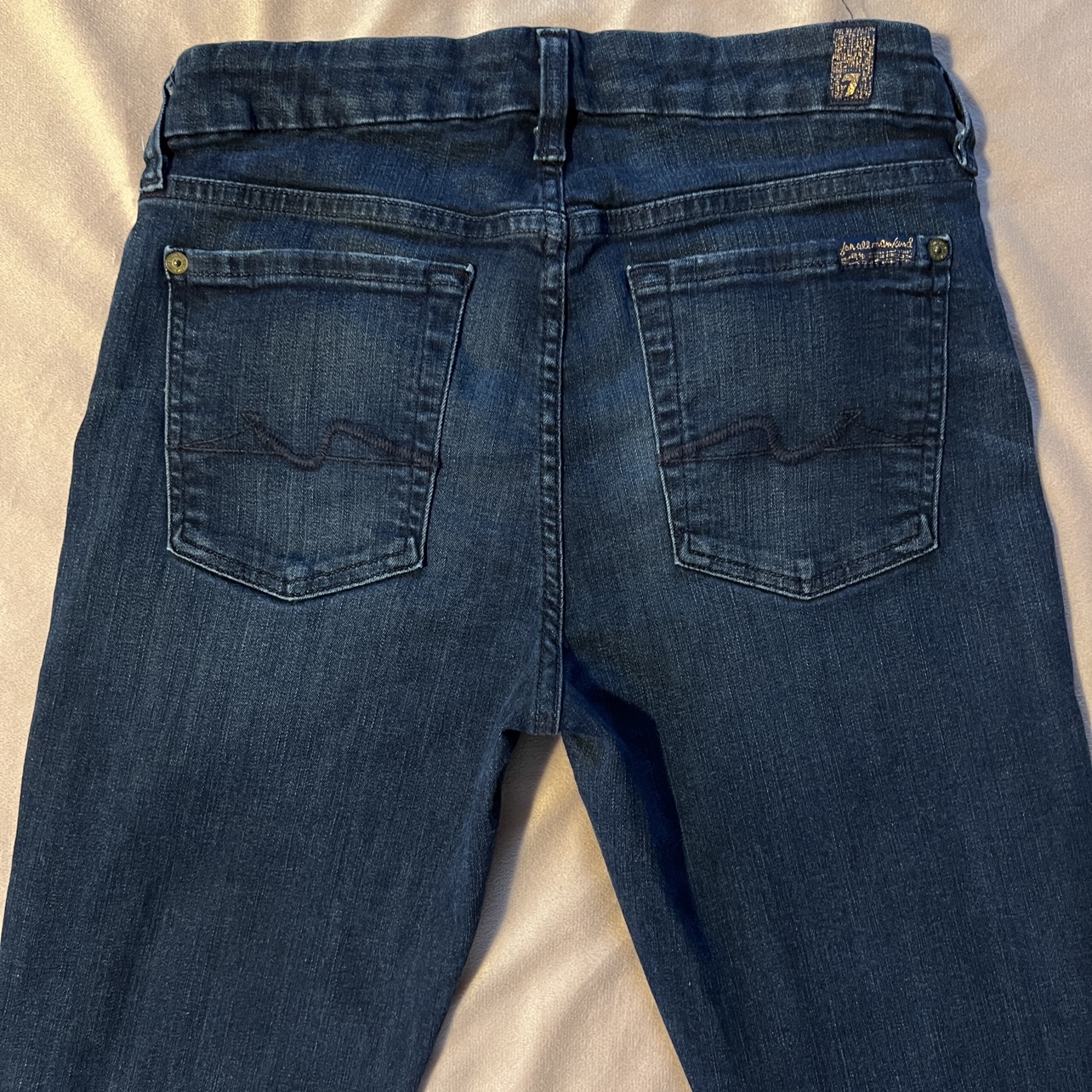 7 For All Mankind Skinny Jeans Size 27 image indicator(5)