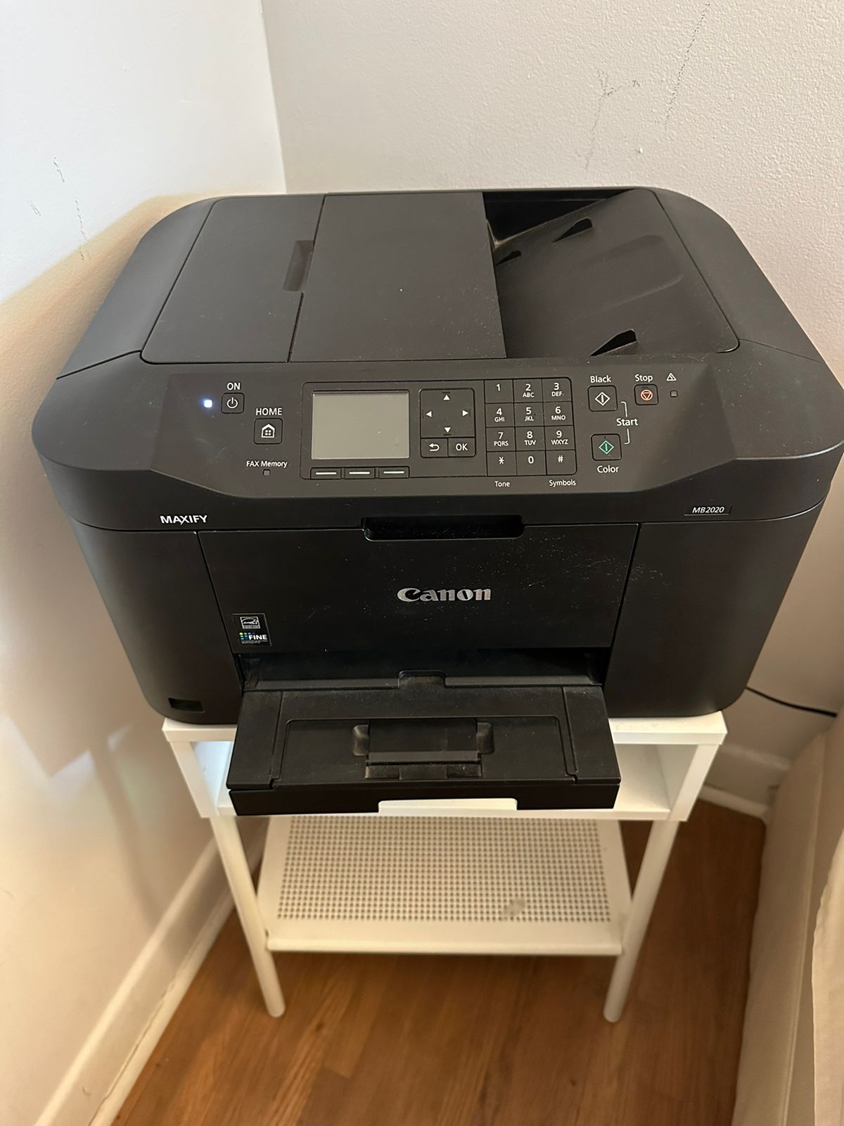 Cannon MB2020 wireless printer with table and paper storage - photo 4