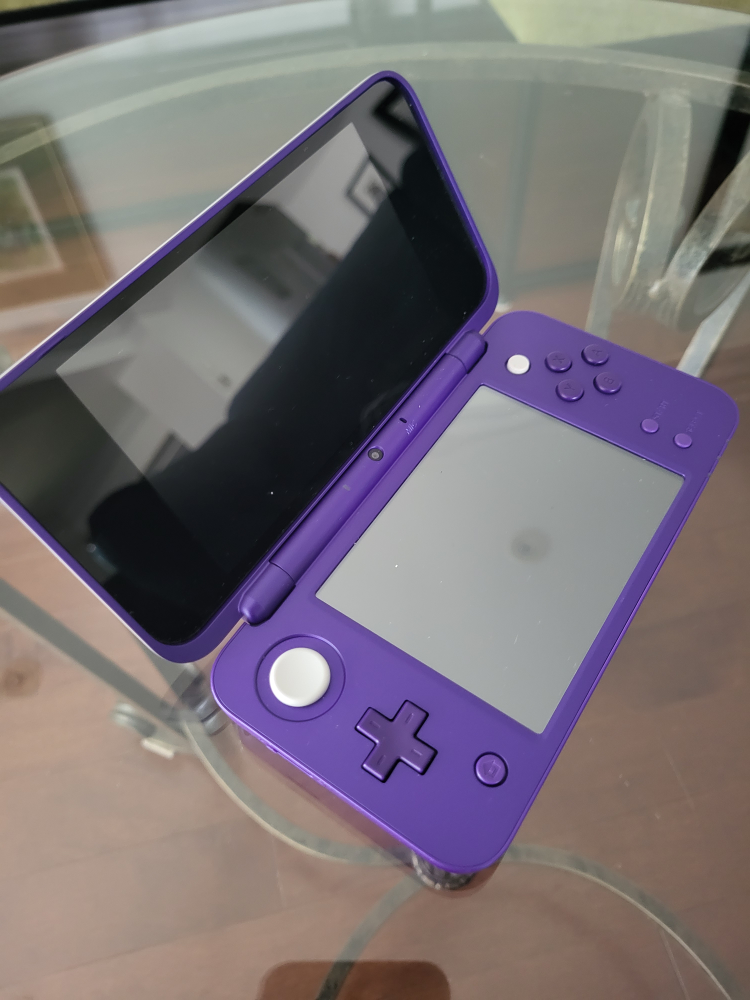 Purple Nintendo 3DS XL with DS Games - photo 2