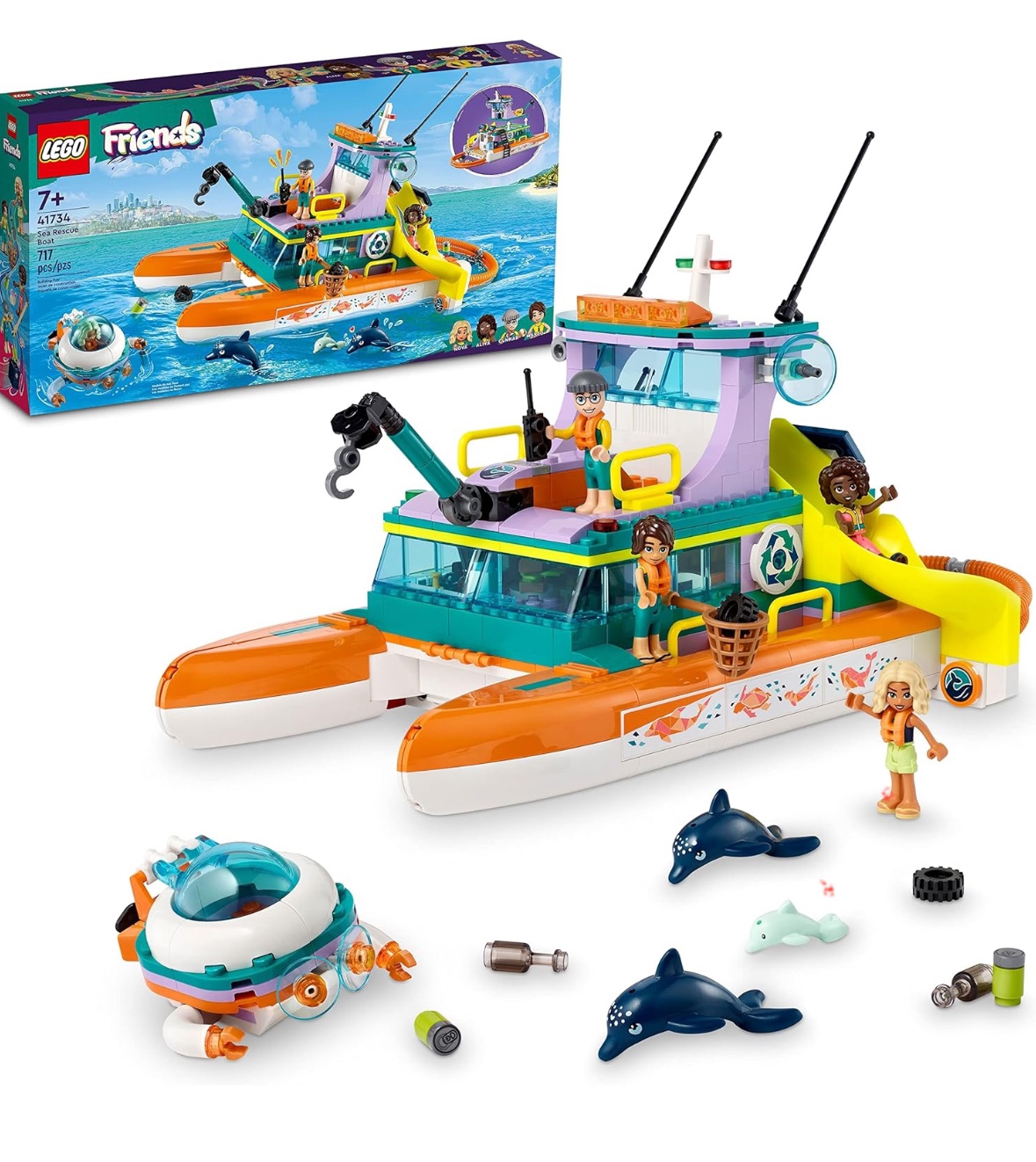 LEGO Friends Sea Rescue Boat 41734。brand new image indicator(2)