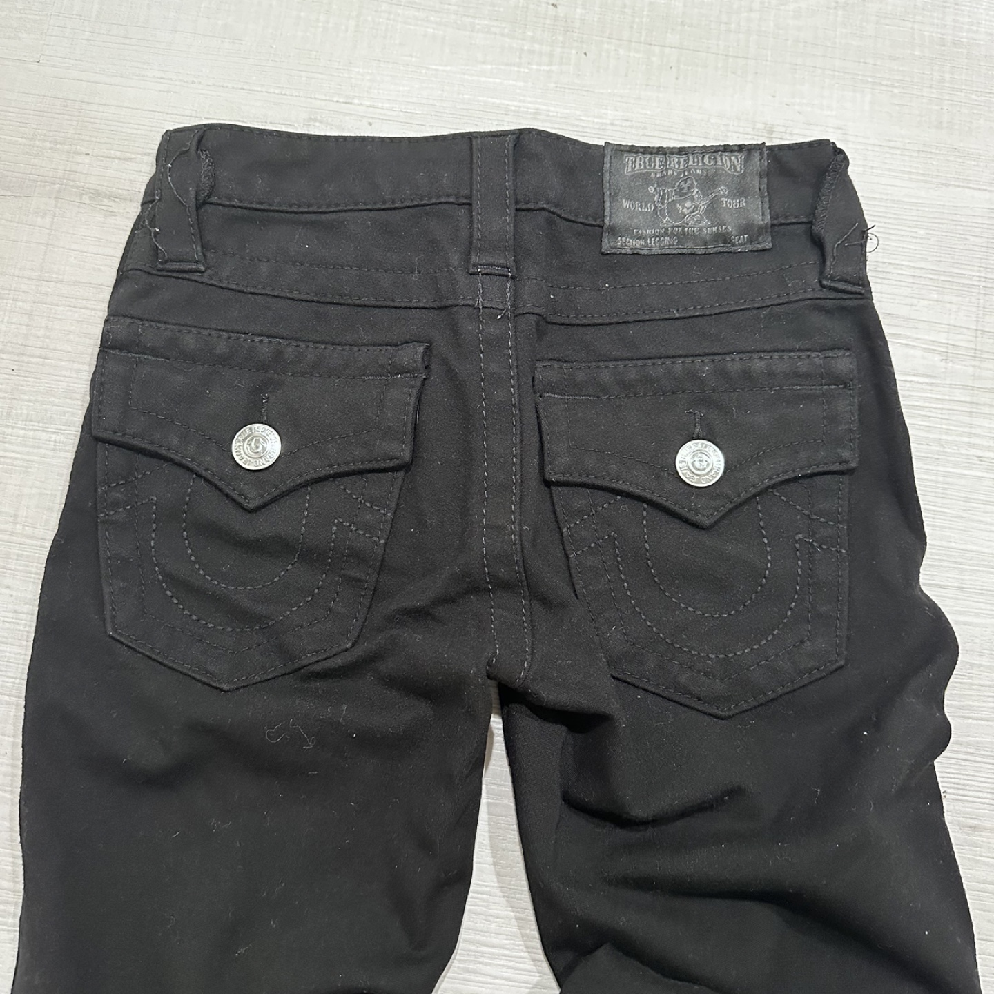True Religion black skinny pants image indicator(2)