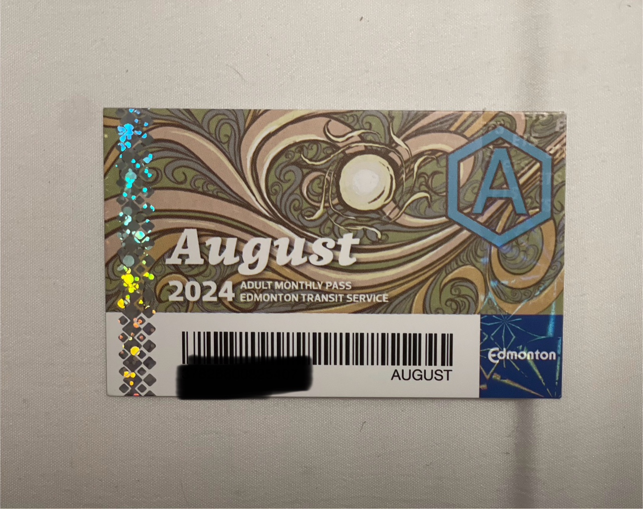 Bus pass August