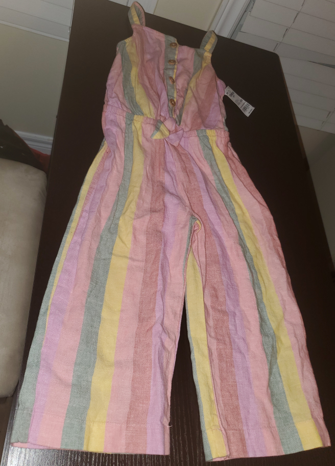 Striped Jumpsuit for Girls