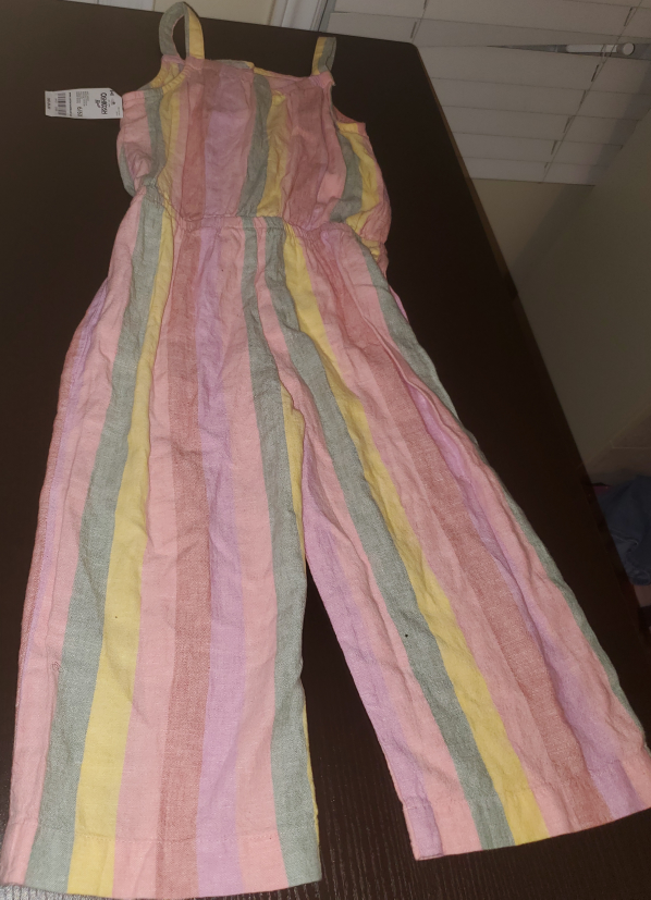 Striped Jumpsuit for Girls - photo 2
