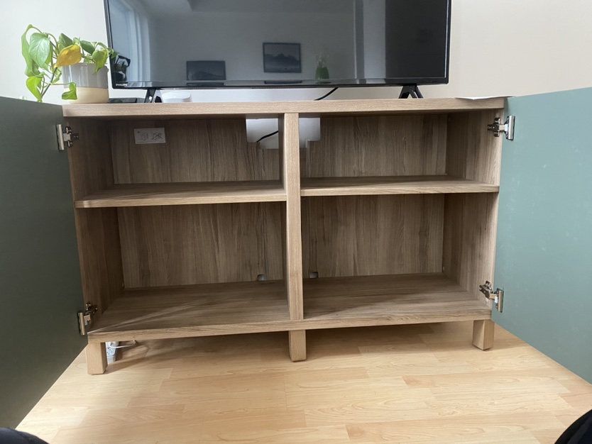 TV Stand - IKEA BESTÅ Shelf unit with doors - photo 2