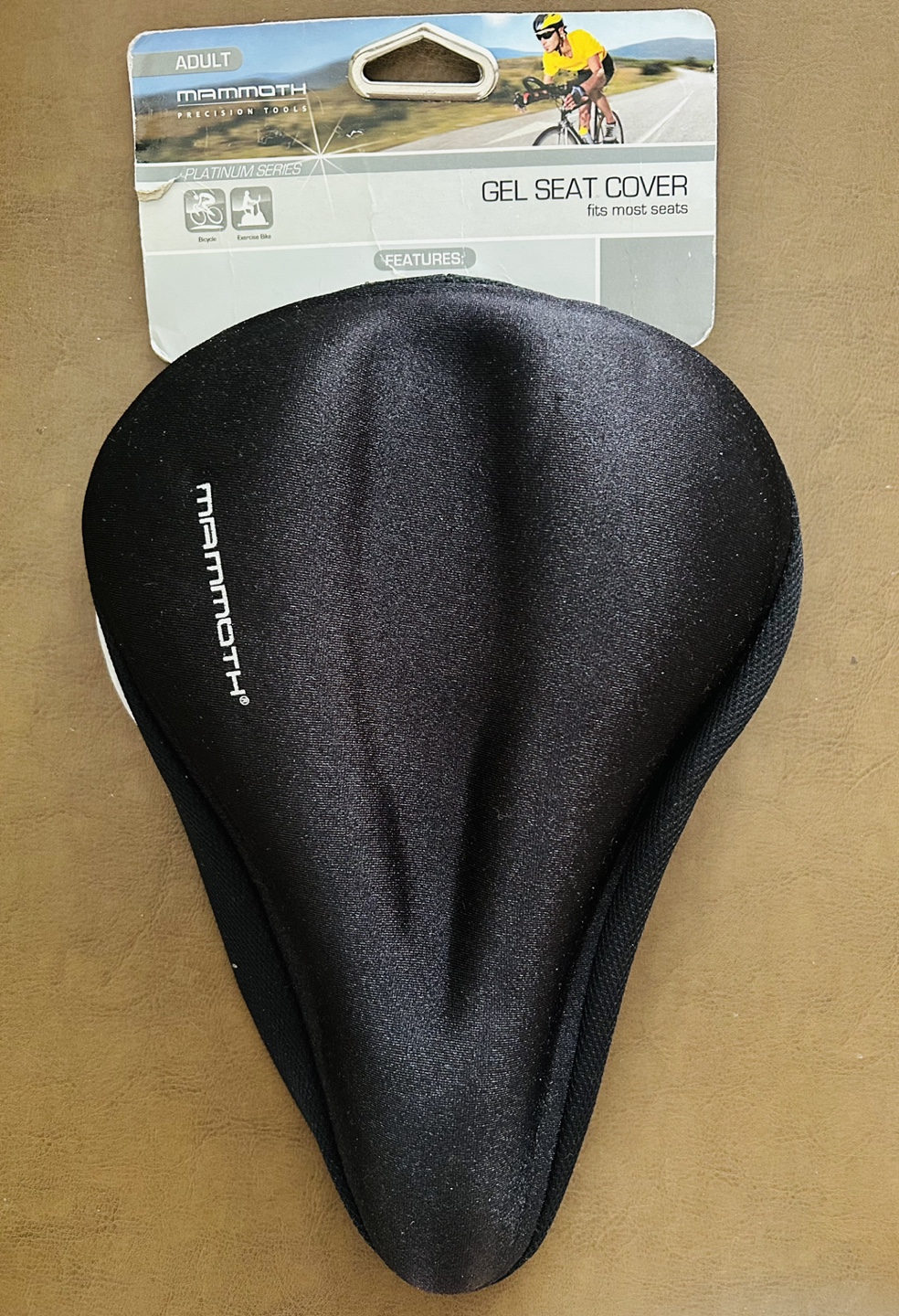 Bike gel seat cover