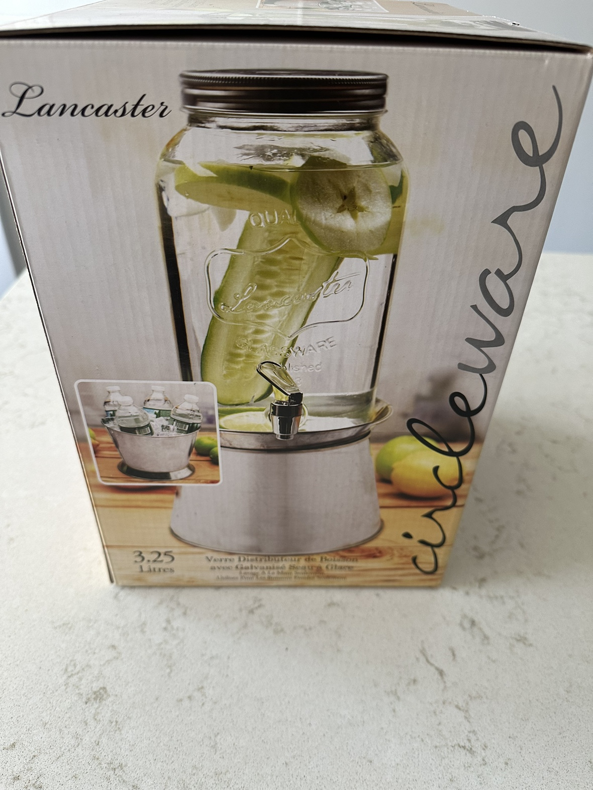 Glass Drink Dispenser