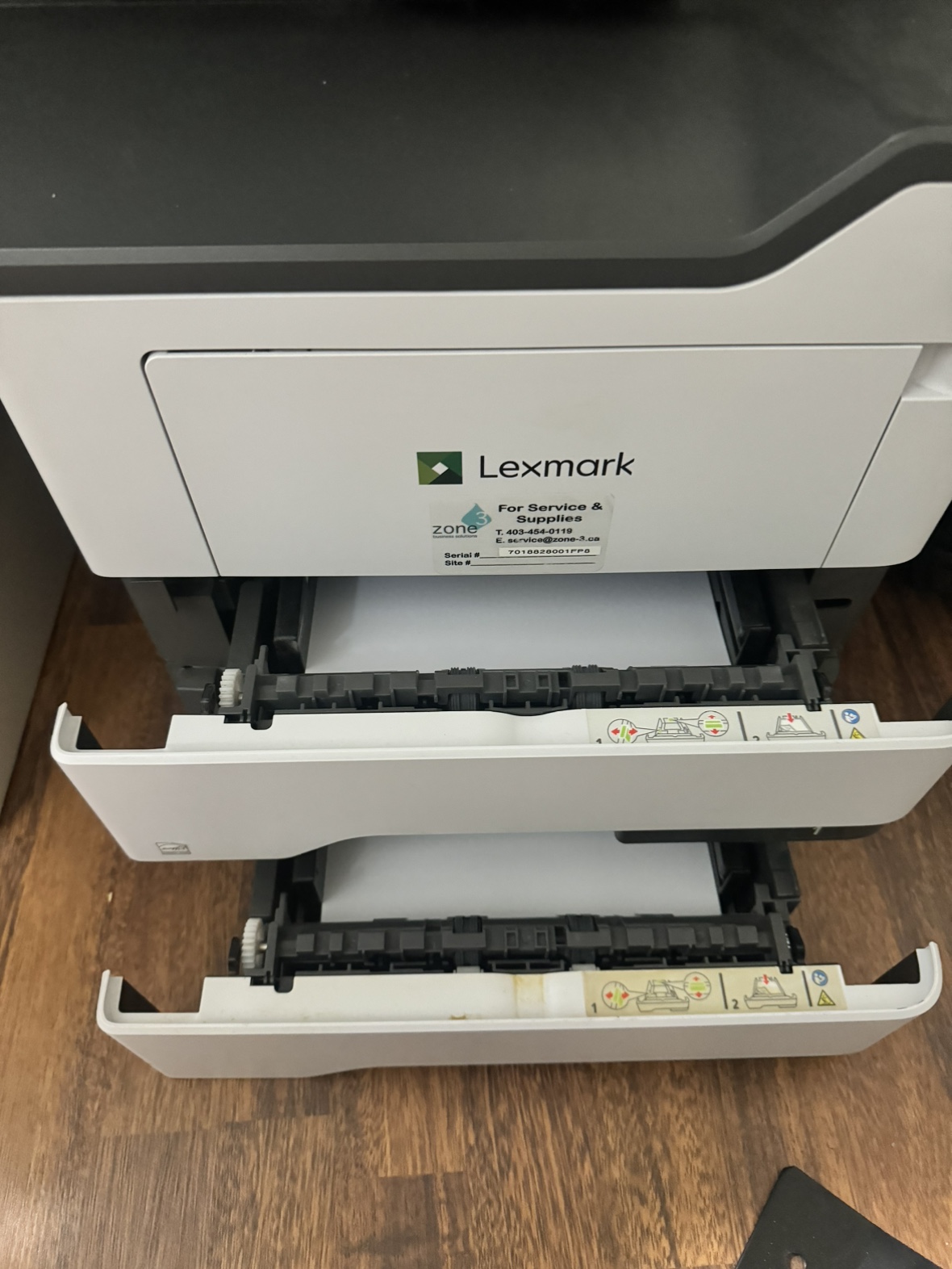 Lexmark commercial printer fast speed lots of toner