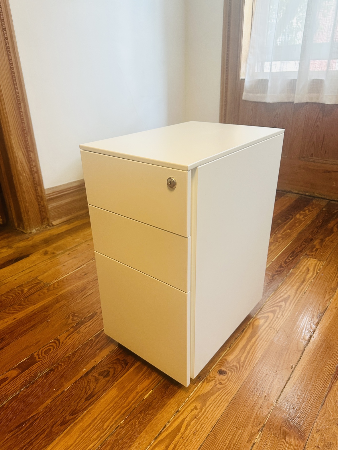 White steel cabinet