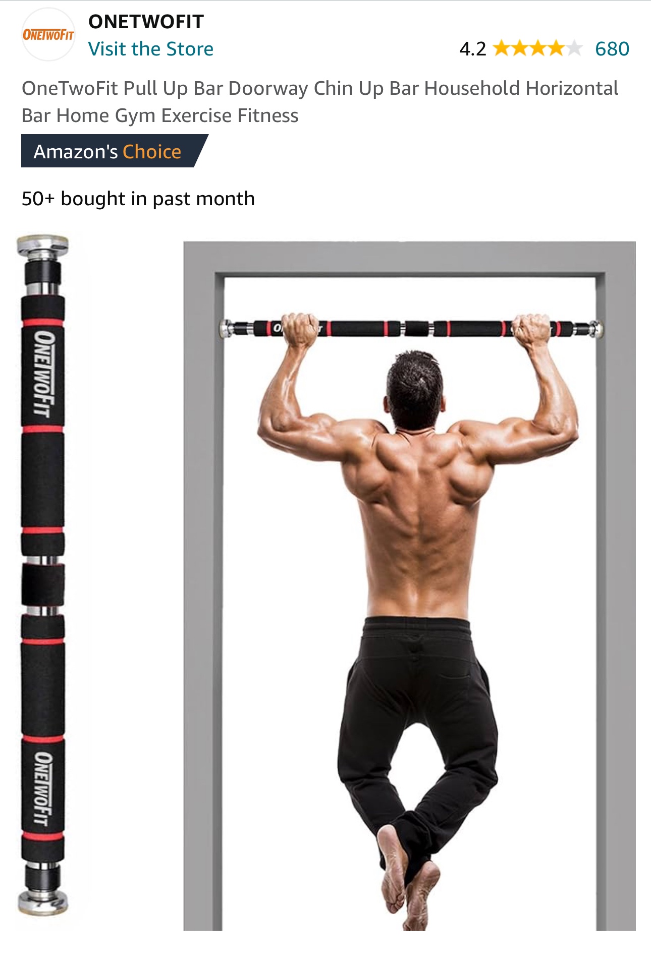 Pull Up Bar (for doorway)