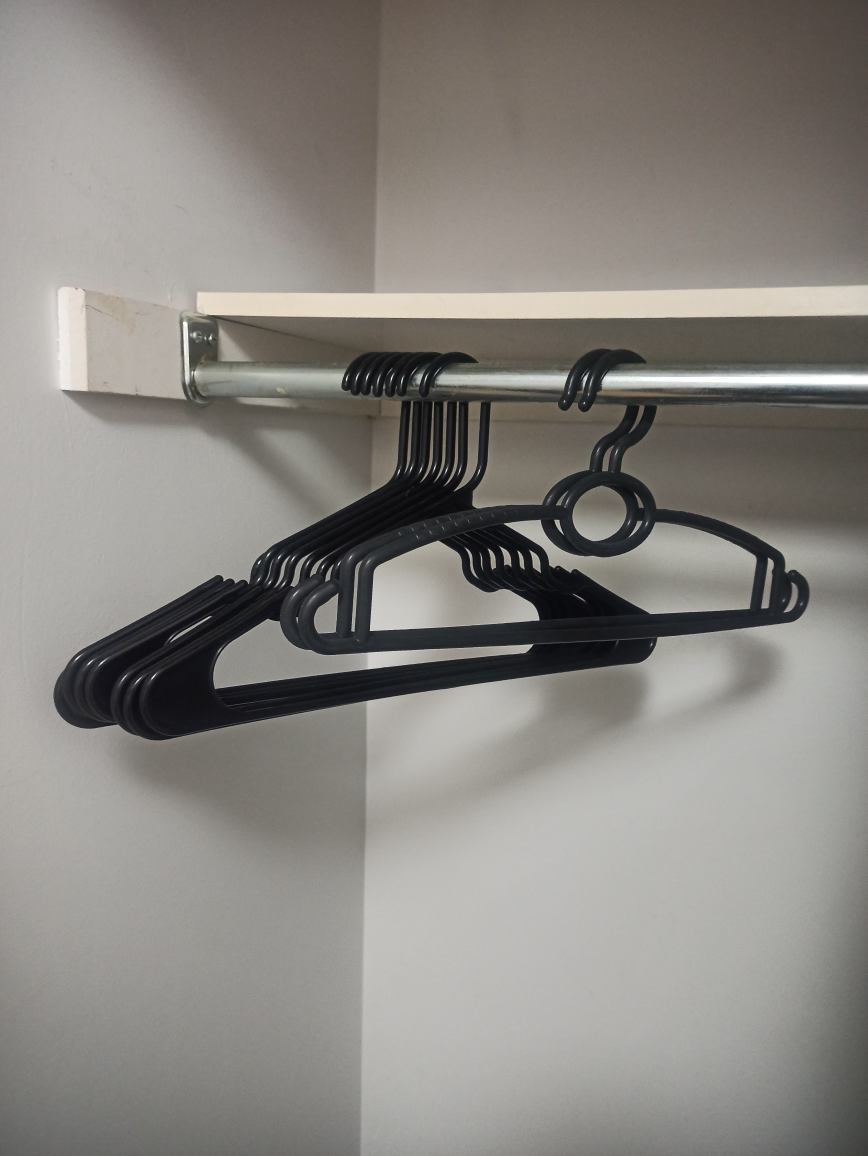 URGENT!! 9 Black Plastic Hangers - Need Gone by tomorrow thumbnail