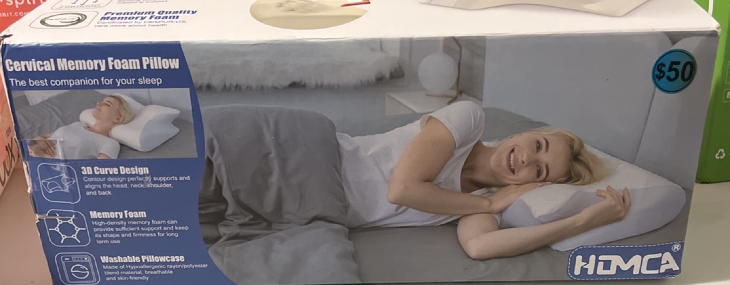 Memory foam pillow