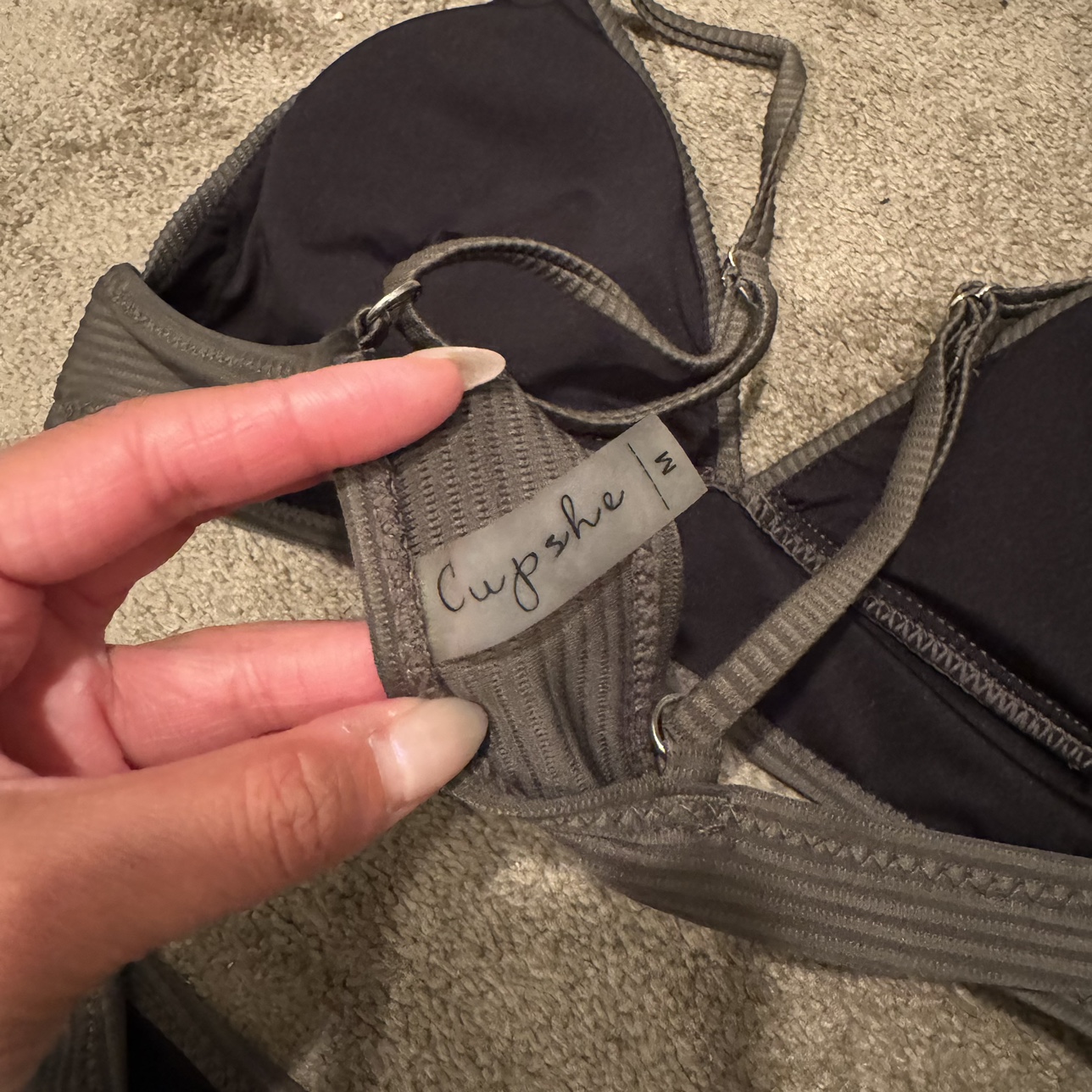 Cupshe Olive Green Bikini Set - photo 3