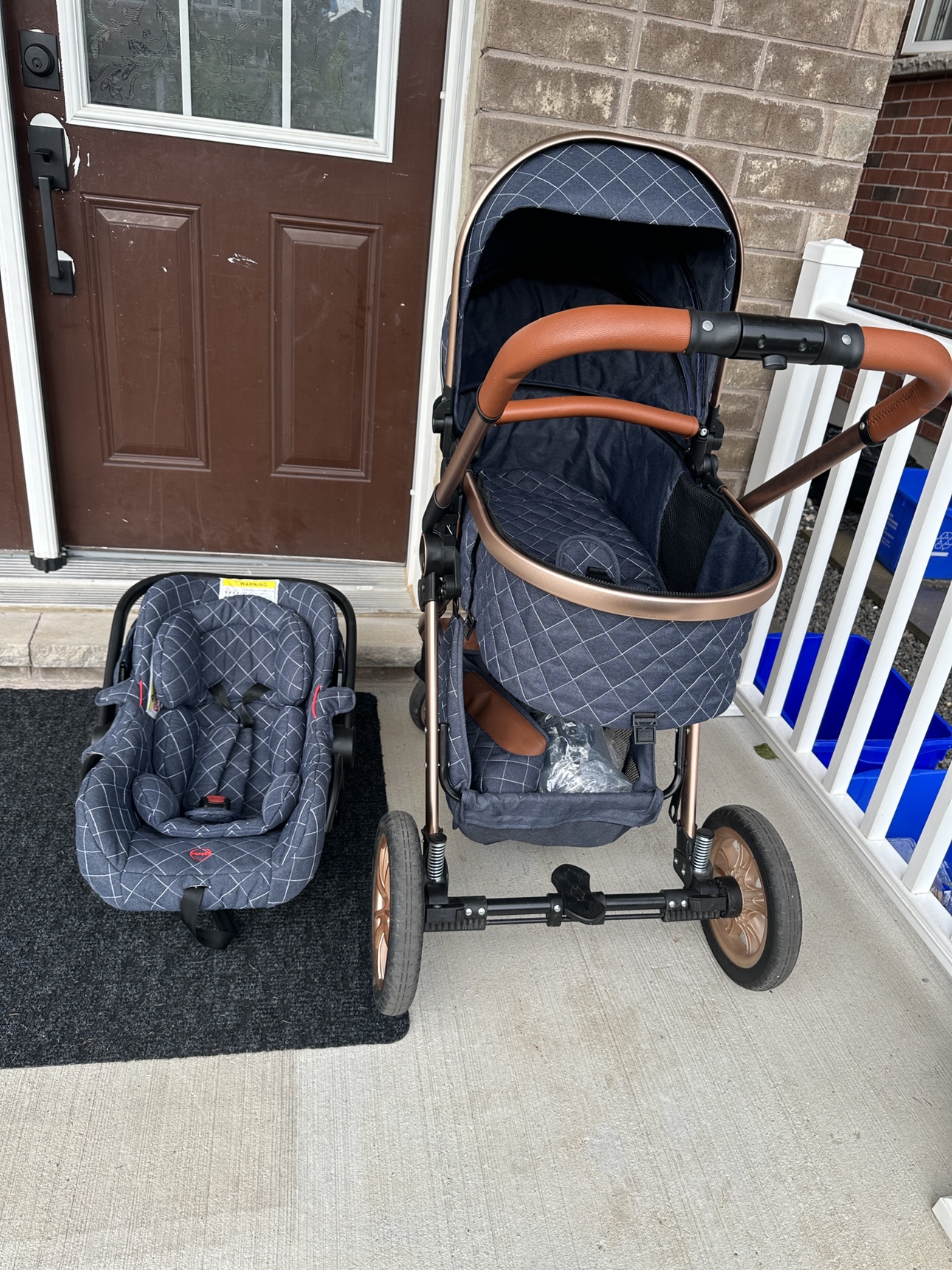 Baby Stroller with Car Seat image indicator(3)