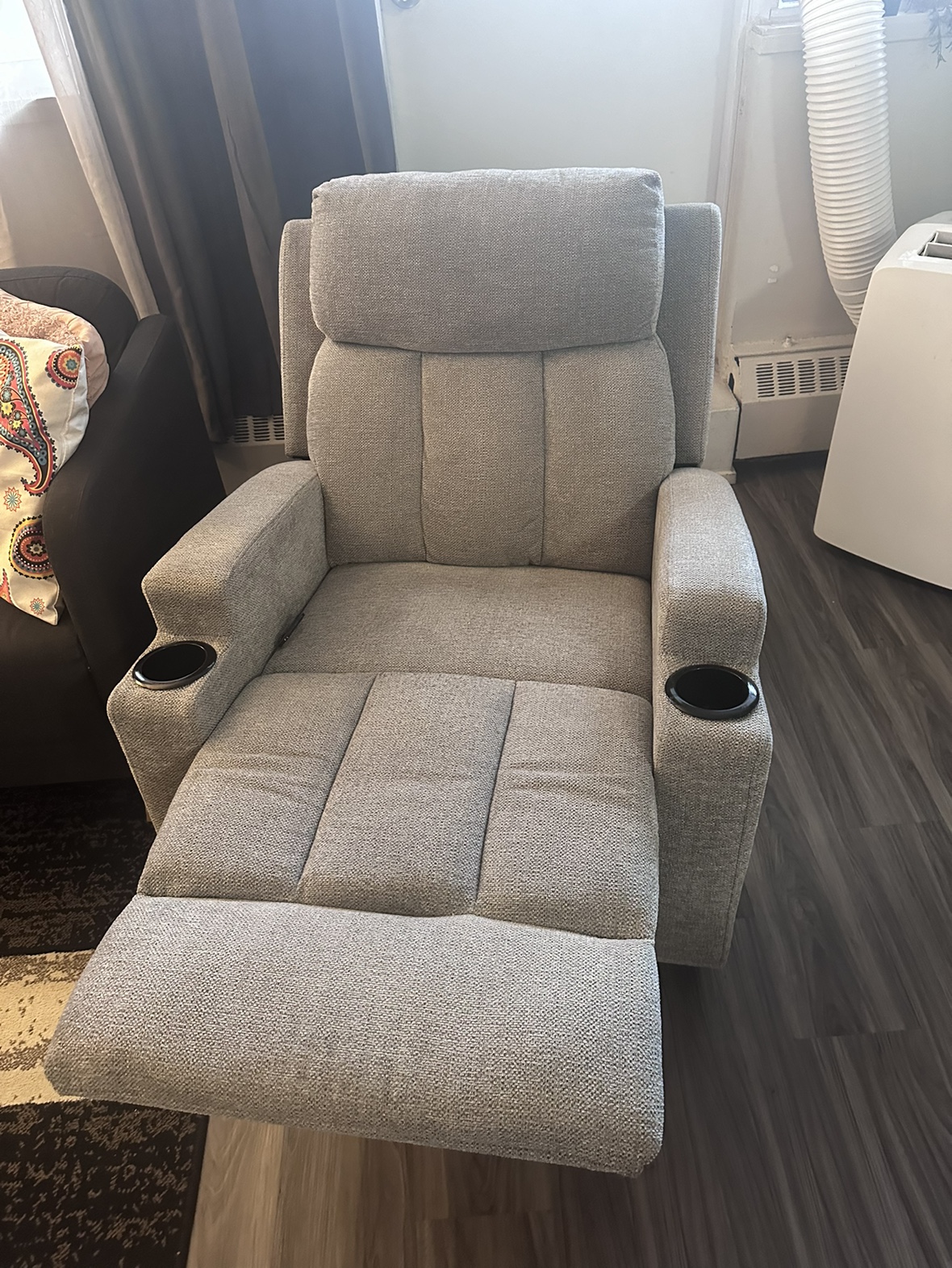 Recliner sofa- Heated message chair back and arm